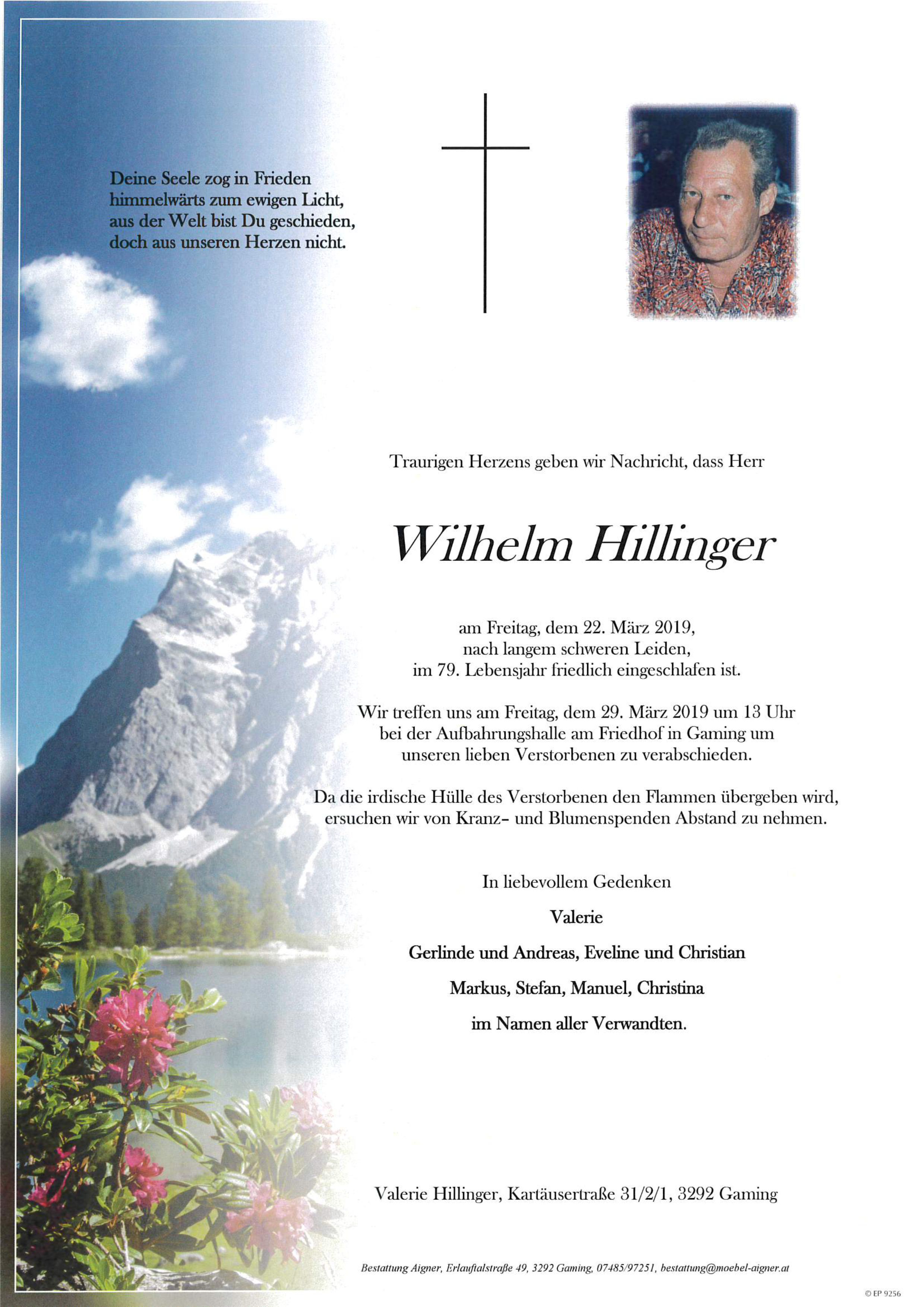 «Wilhelm Hillinger