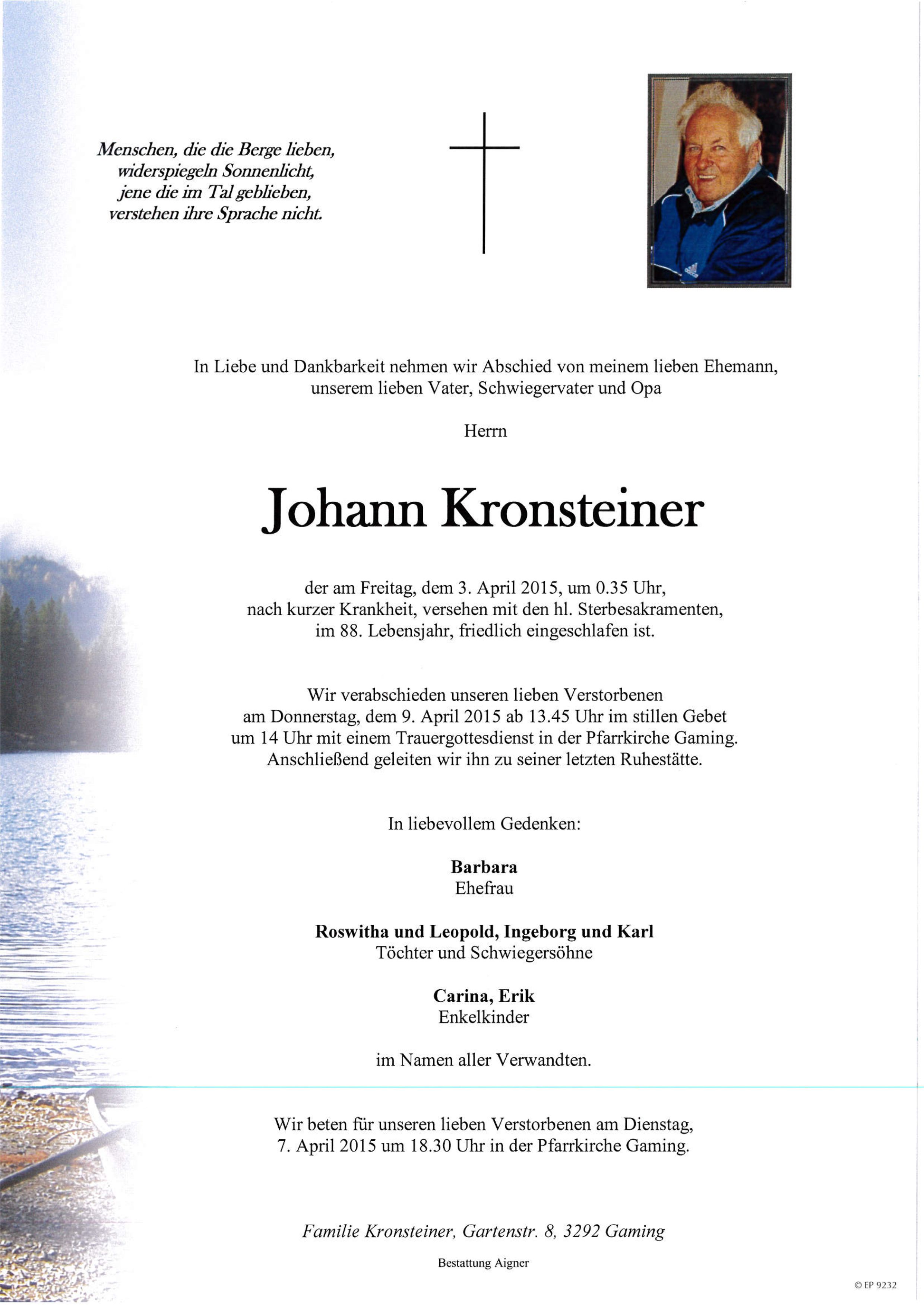Johann Kronsteiner