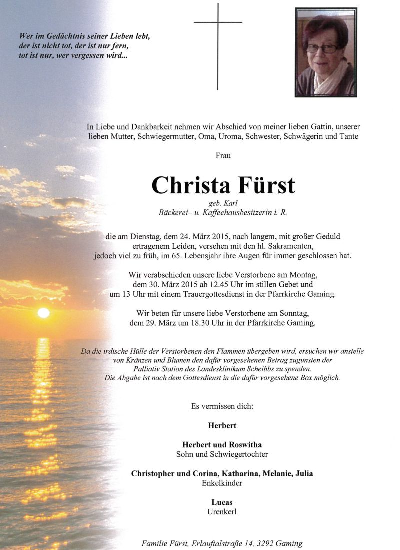 Christ Fürst