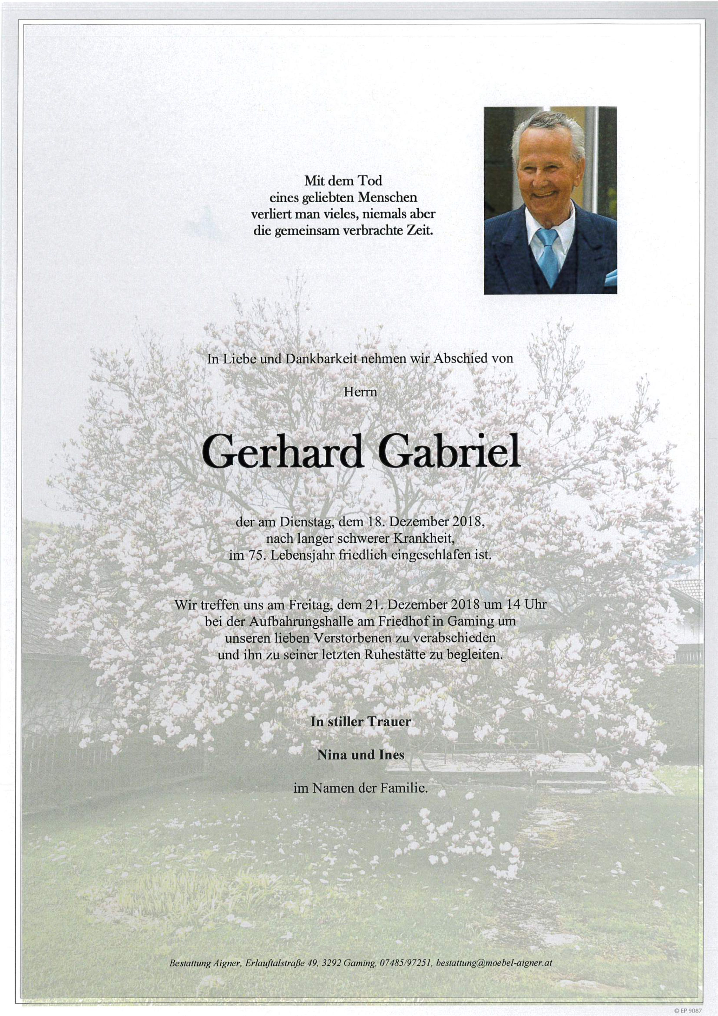 Gerhard Gabriel