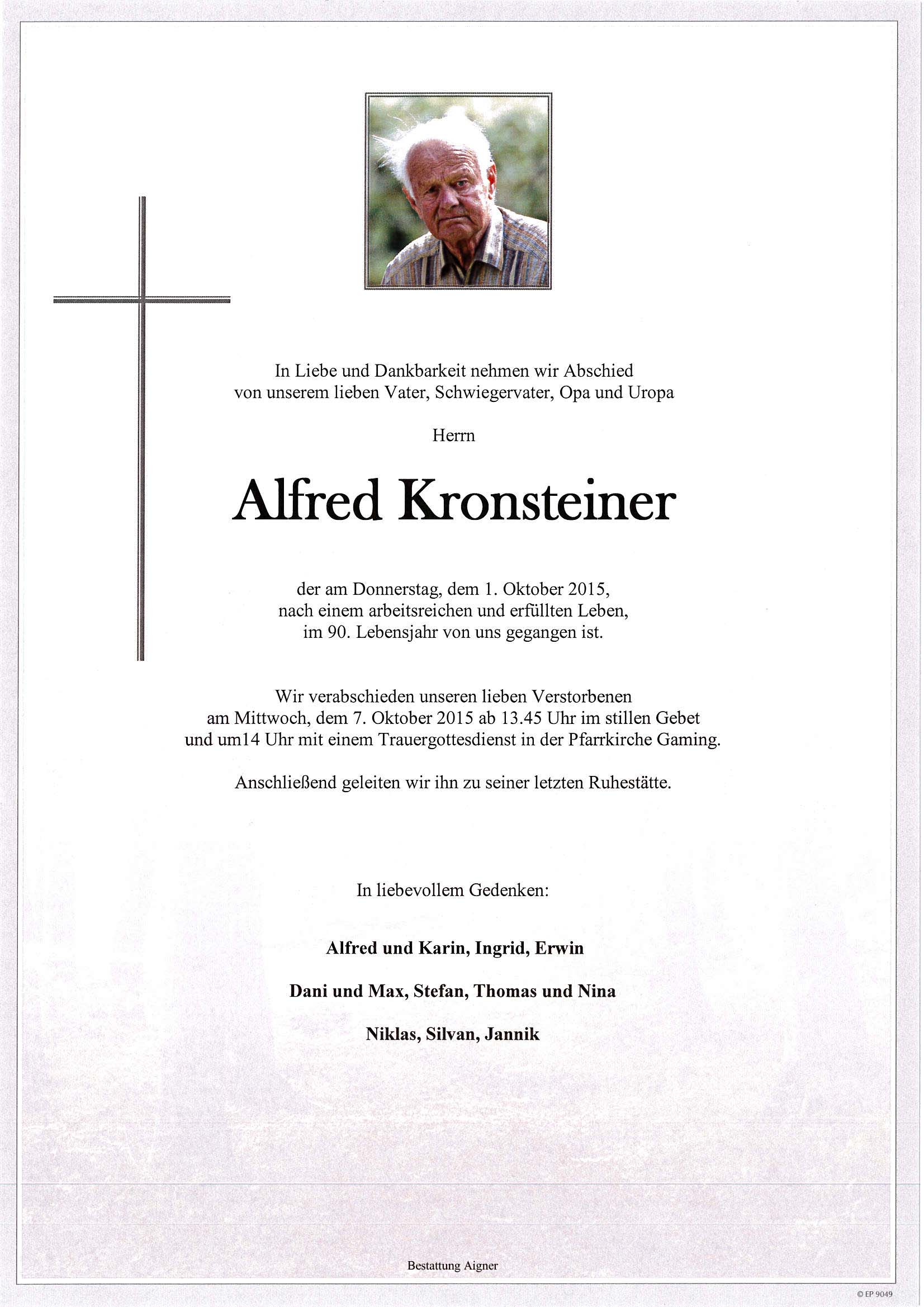 Alfred Kronsteiner